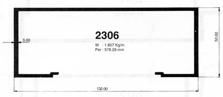 alumunium Curtain Wall-Curtain Wall Group 2305
